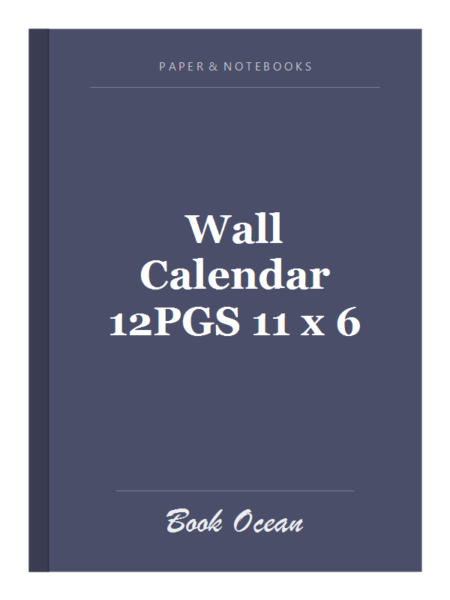 Wall Calendar 12PGS 11 x 6