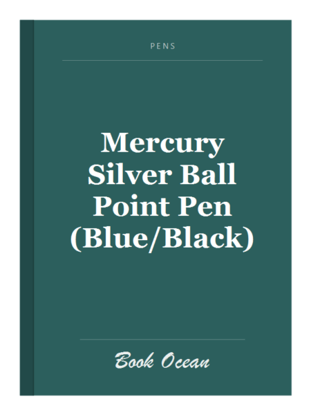 Mercury Silver Ball Point Pen (Blue/Black)