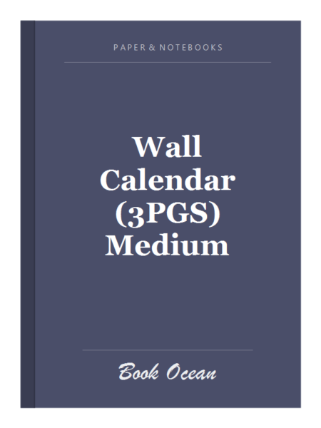 Wall Calendar (3PGS) Medium