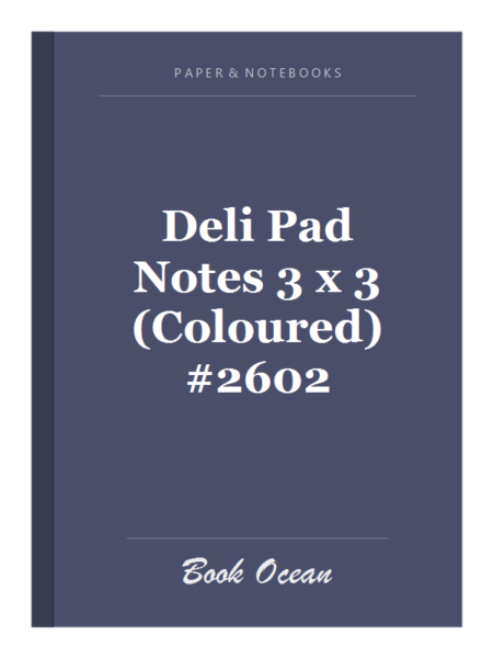 Deli Pad Notes 3 x 3 (Coloured) #2602