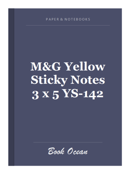M&G Yellow Sticky Notes 3 x 5 YS-142