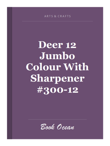 Deer 12 Jumbo Colour With Sharpener #300-12