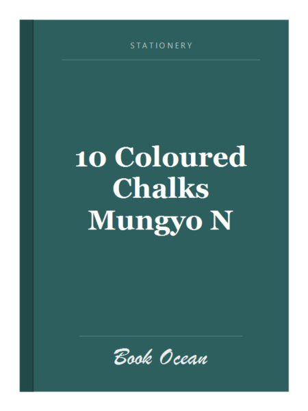 10 Coloured Chalks Mungyo N