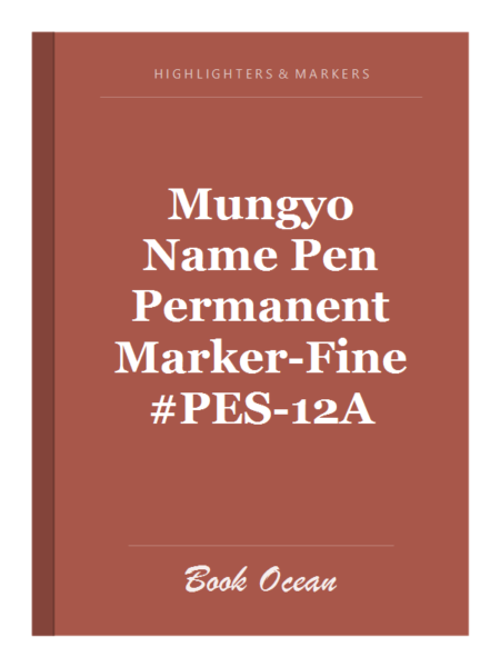 Mungyo Name Pen Permanent Marker-Fine #PES-12A