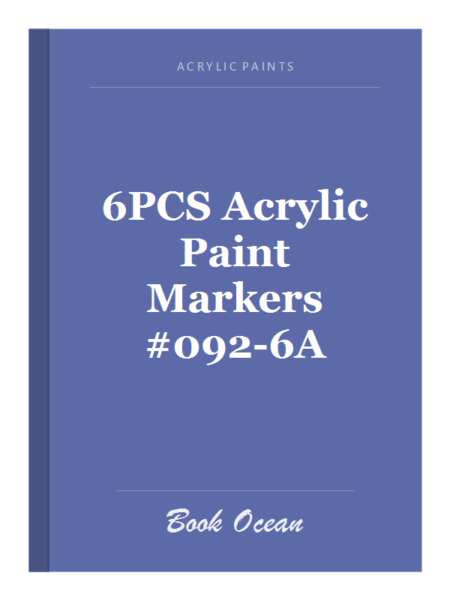6PCS Acrylic Paint Markers #092-6A