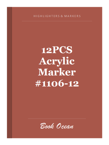 12PCS Acrylic Marker #1106-12