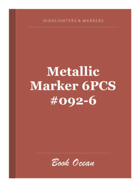 Metallic Marker 6PCS #092-6