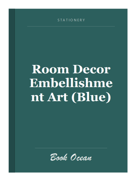 Room Decor Embellishment Art (Blue)