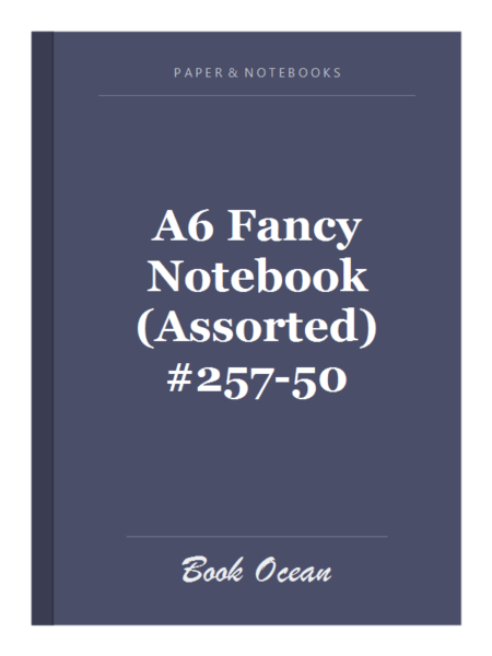 A6 Fancy Notebook (Assorted) #257-50