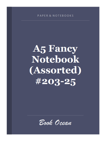 A5 Fancy Notebook (Assorted) #203-25