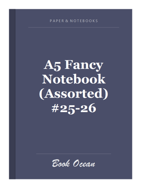 A5 Fancy Notebook (Assorted) #25-26