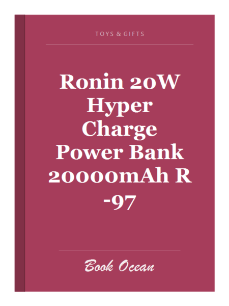 Ronin 20W Hyper Charge Power Bank 20000mAh R-97