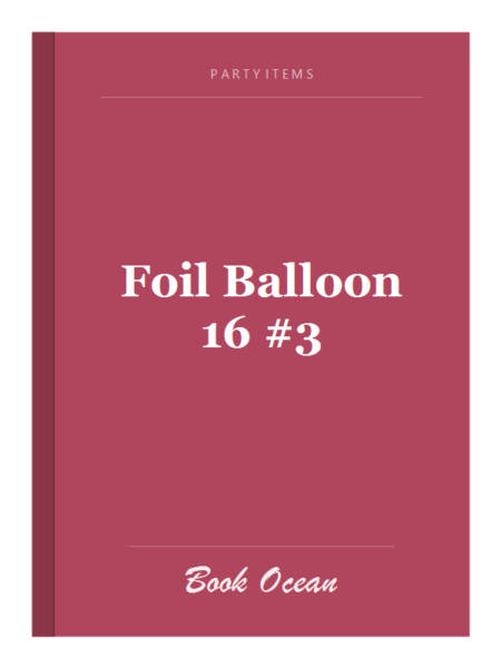 Foil Balloon 16 #3