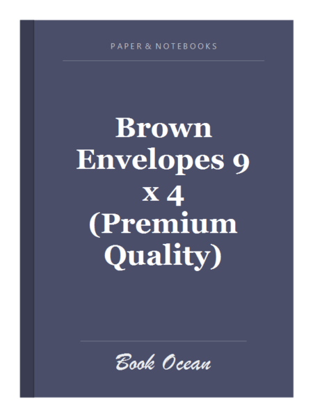 Brown Envelopes 9 x 4 (Premium Quality)