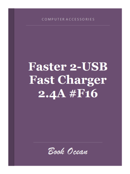 Faster 2-USB Fast Charger 2.4A #F16