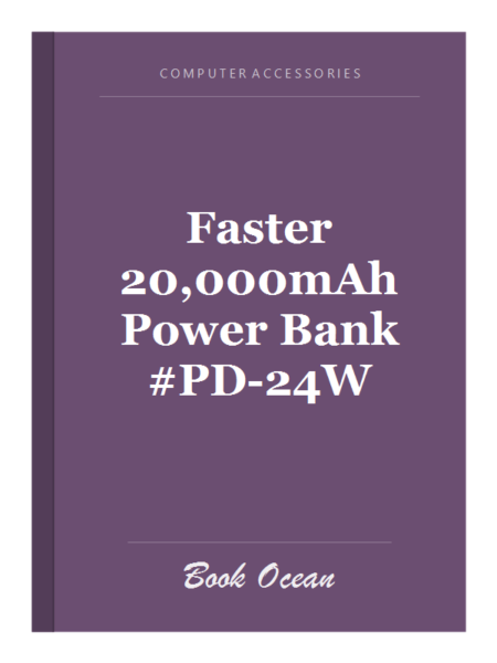 Faster 20,000mAh Power Bank #PD-24W