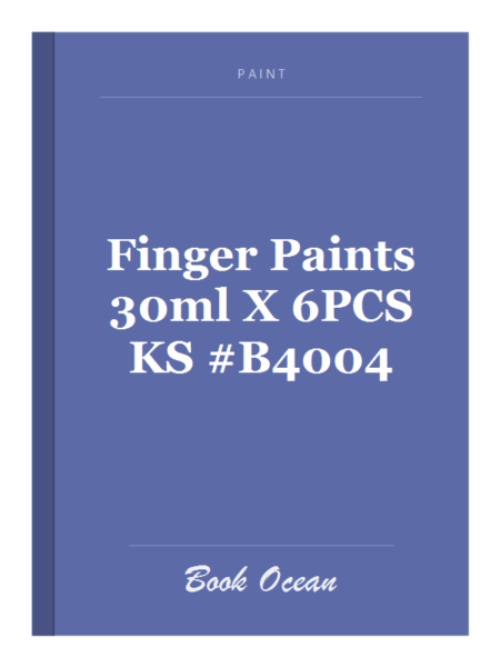 Finger Paints 30ml X 6PCS KS #B4004