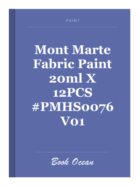 Mont Marte Fabric Paint 20ml X 12PCS #PMHS0076 V01