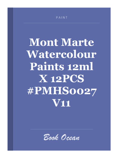 Mont Marte Watercolour Paints 12ml X 12PCS #PMHS0027 V11