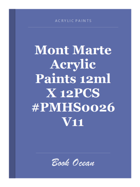 Mont Marte Acrylic Paints 12ml X 12PCS #PMHS0026 V11