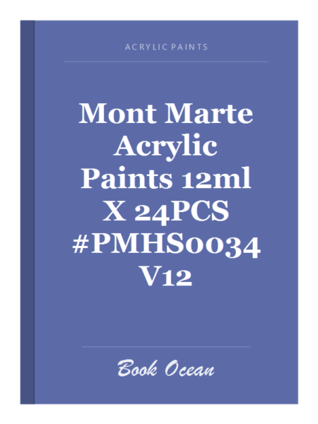 Mont Marte Acrylic Paints 12ml X 24PCS #PMHS0034 V12