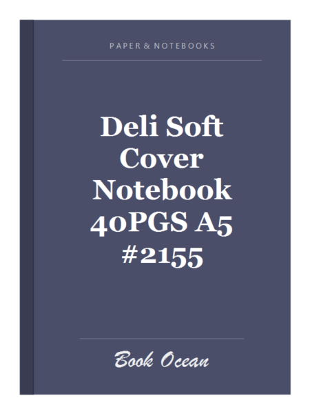 Deli Soft Cover Notebook 40PGS A5 #2155
