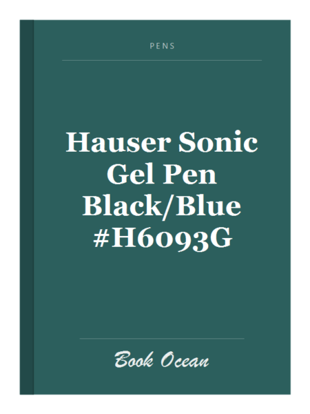 Hauser Sonic Gel Pen Black/Blue #H6093G