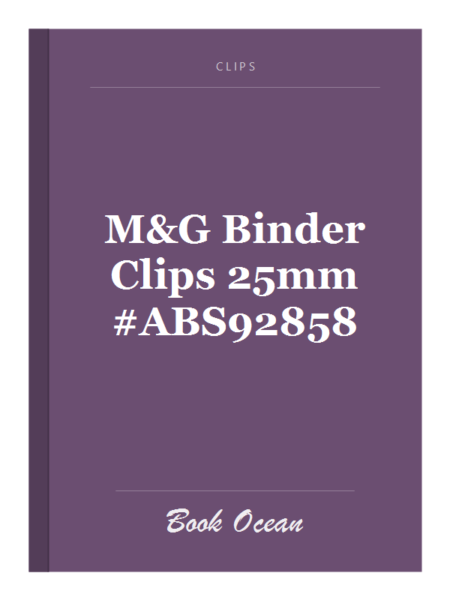 M&G Binder Clips 25mm #ABS92858