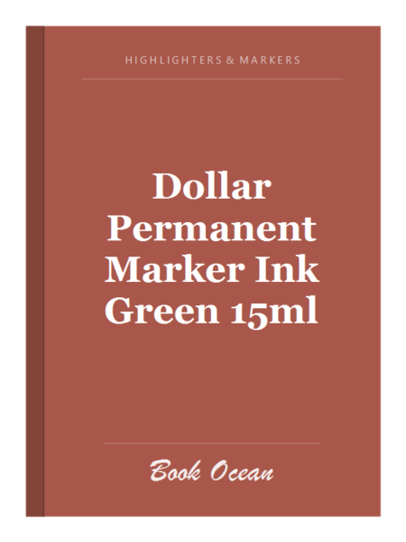 Dollar Permanent Marker Ink Green 15ml