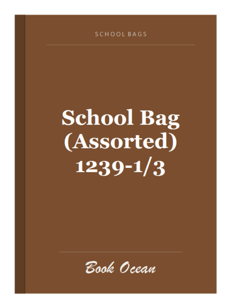 School Bag (Assorted) 1239-1/3