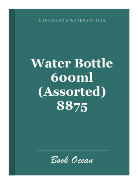 Water Bottle 600ml (Assorted) 8875