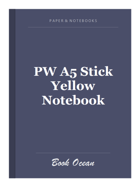 PW A5 Stick Yellow Notebook