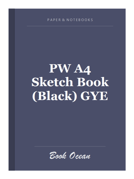 PW A4 Sketch Book (Black) GYE