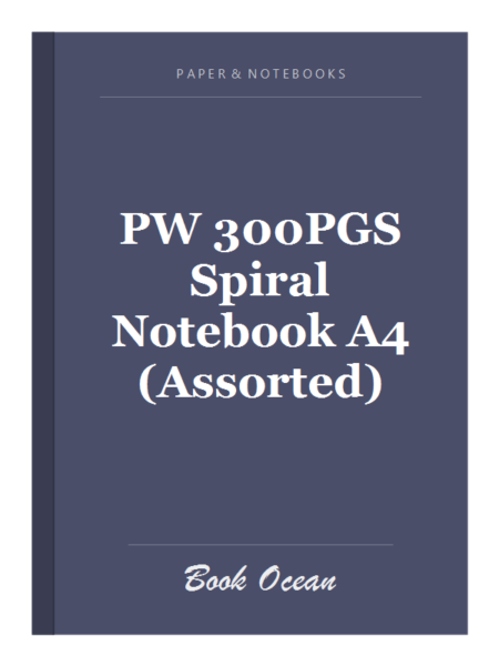 PW 300PGS Spiral Notebook A4 (Assorted)