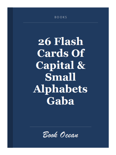 26 Flash Cards Of Capital & Small Alphabets Gaba