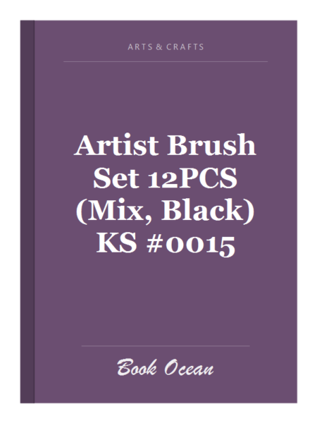 Artist Brush Set 12PCS (Mix, Black) KS #0015