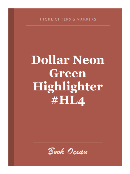 Dollar Neon Green Highlighter #HL4