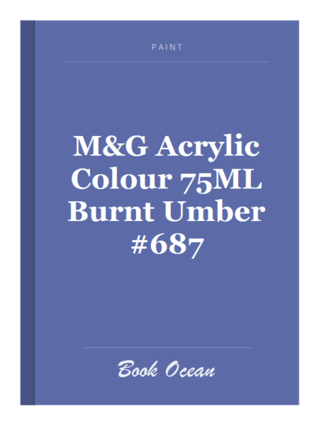 M&G Acrylic Colour 75ML Burnt Umber #687