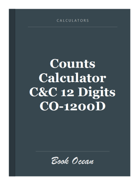 Counts Calculator C&C 12 Digits CO-1200D