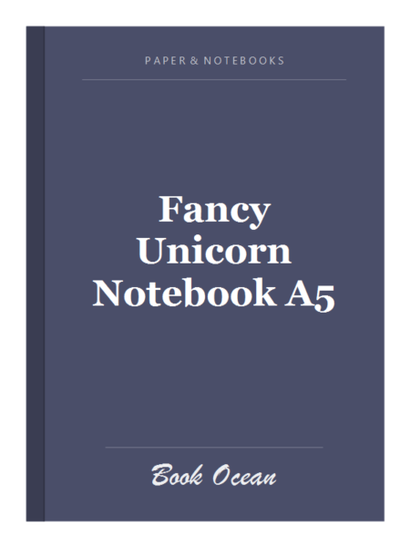 Fancy Unicorn Notebook A5