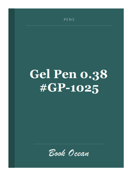 Gel Pen 0.38 #GP-1025