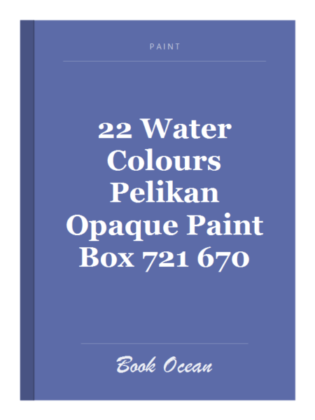 22 Water Colours Pelikan Opaque Paint Box 721 670