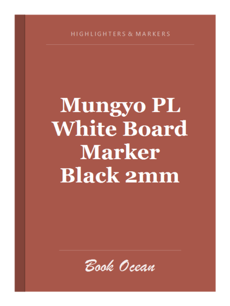Mungyo PL White Board Marker Black 2mm