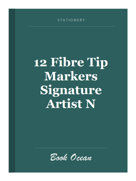 12 Fibre Tip Markers Signature Artist N