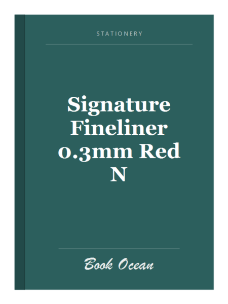 Signature Fineliner 0.3mm Red N