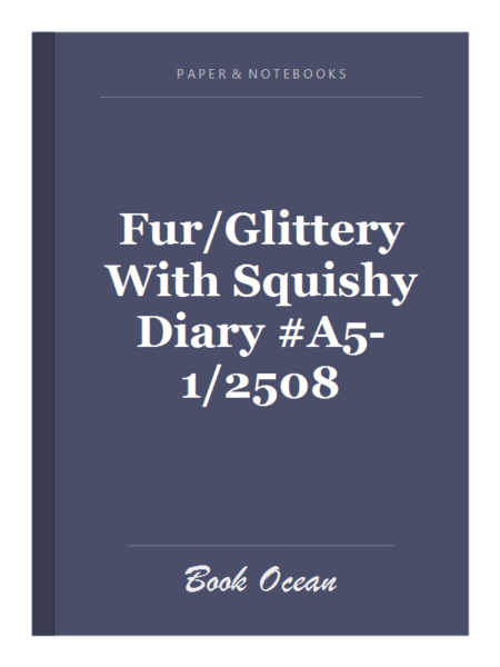 Fur/Glittery With Squishy Diary #A5-1/2508