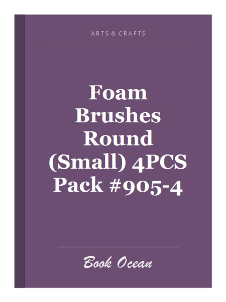 Foam Brushes Round (Small) 4PCS Pack #905-4