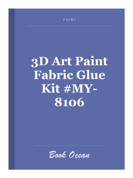 3D Art Paint Fabric Glue Kit #MY-8106