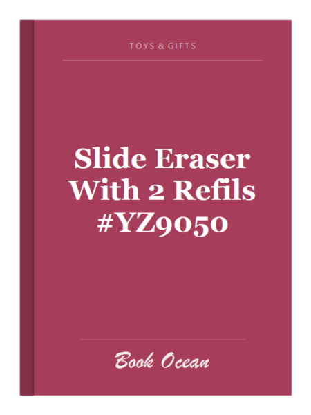 Slide Eraser With 2 Refils #YZ9050