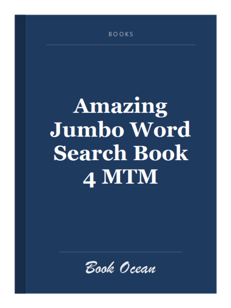 Amazing Jumbo Word Search Book 4 MTM